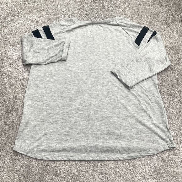 Disney Alice In Wonderland Graphic T-Shirt Womens XL Gray Long Sleeve Casual Tee - Picture 2 of 12